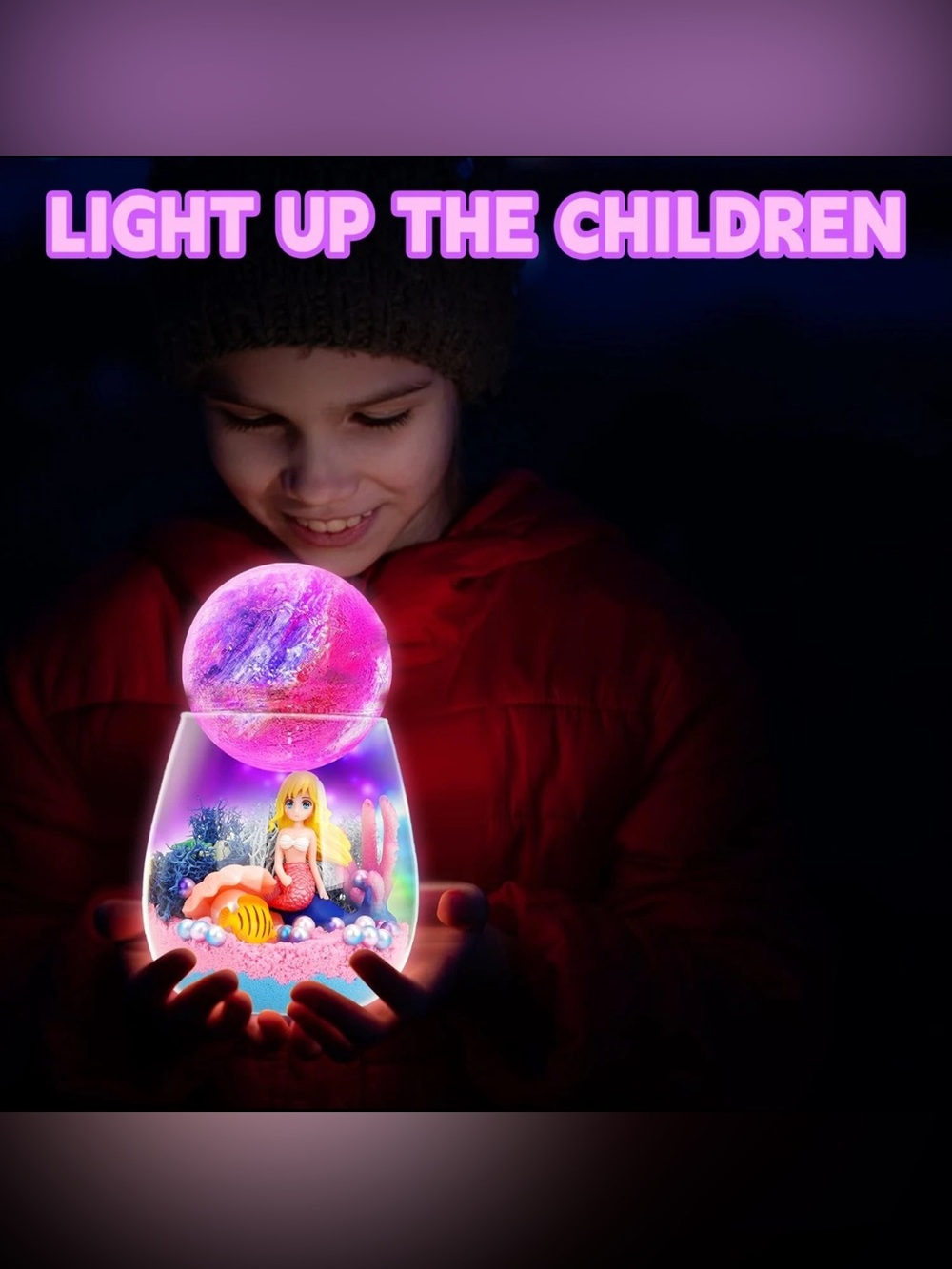 Mermaid Moon Lamp Terrarium Kit